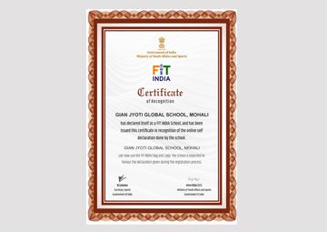 Fit India Certificate